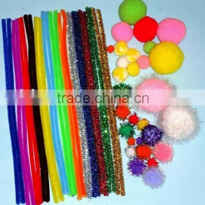 China Supply Party Decoration Pom Poms and Pipe Cleaners thumbnail-1