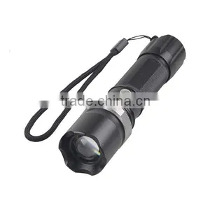 LED Q5 Zoomable 300 Lumens Rechargeable Traffic Torch Light With Traffic Wand thumbnail-2