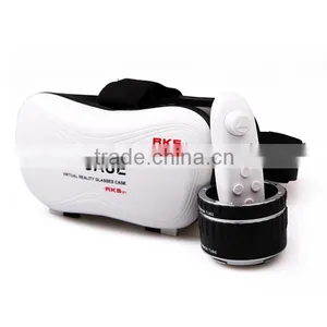 Wholesale Price 3D VR Glasses, VR Box for 3.5- 6.0 Inch Smartphones With Remote Controller thumbnail-1