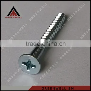 Cheap Center Knurled Hex Head Titanium Wood Screw thumbnail-1