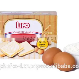 SWEET BISCUIT - LIPO CREAM 100G/BOX EGG COOKIES thumbnail-1