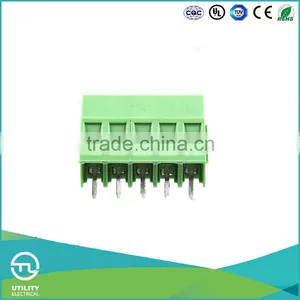 UTL Hot New Products For 2016 European Electrical Plastic PCB Screw Terminal Block Strips Connector 5mm thumbnail-3