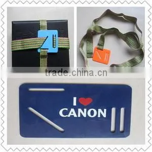 Elastic Strap With Plastic Card Elastic Book Strap thumbnail-2