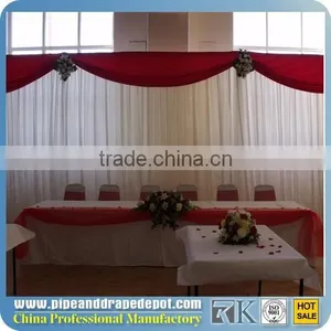 Allstar Elegant Telescopic Beautiful Pipe Drape System Wedding Backdrop Stand thumbnail-3