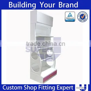 Tailor Made White Painted Simple Style Rotating Wood Toy Shelf thumbnail-1