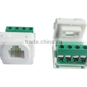 Australia Clipsal RJ11 Keystone Jack With Screw Terminal thumbnail-1