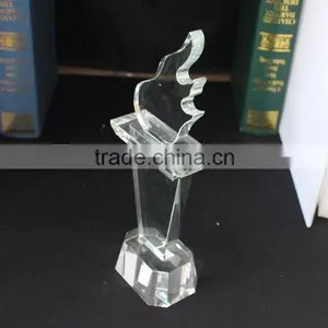 Cheap Transparent Flame Speacial Crystal Trophy thumbnail-3