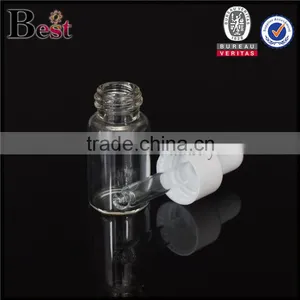 2.5ml Glass Tube Glass Cylinder Tube Glass Tube Screw Cap White Spray Bottle thumbnail-5