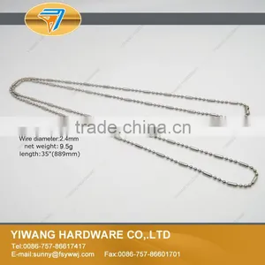 Christmas Decoration Iron Ball Chain Necklace thumbnail-1