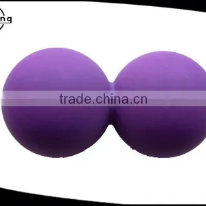 Double Silicone Lacrosse Ball Body Massage Peanut Ball thumbnail-2
