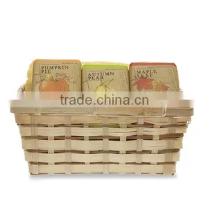 Rectangular Stained Stripes Basket thumbnail-2