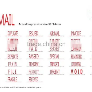 Pocket Stamp Name Stamp 38x14mm Self Inking Office Stamp thumbnail-2