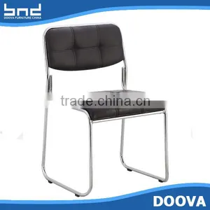 Leather Iron Legs Chair Office Chair New Design thumbnail-1