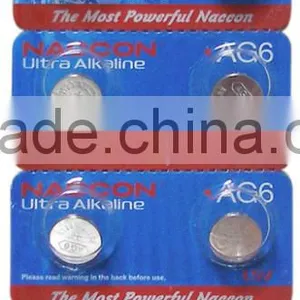 AG6 Alkaline Button Cell, 1.5V 33mAh Flash Light With Battery thumbnail-2