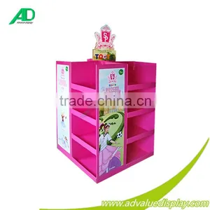 POP OEM Custom Cardboard Pallet Display From China Factory Best Price Attractive Advertising Free Standing Rack thumbnail-1
