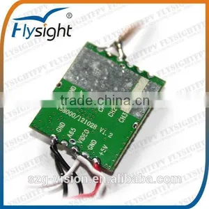 G1063 CM100T 5.8g Wireess Transmitter 200mw Module With Mini 1g Fpv Camera for Small RC Airplane thumbnail-6
