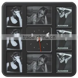 Plastic Wall Clock With Multi Photoframes thumbnail-1