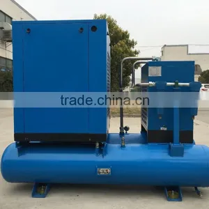 11KW 22KW Industrial Rotary Screw Air Compressor With Air Dryer Air Tank thumbnail-6
