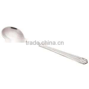 Solid Serving Spoon Stainless Steel Silver Dispenser Spoon Mirror Finish Serveware for Elegant Buffet Serving thumbnail-3
