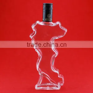 High Quality Perfume Bottle Woman Shape White Bottle Frosted Vodka Bottle thumbnail-5