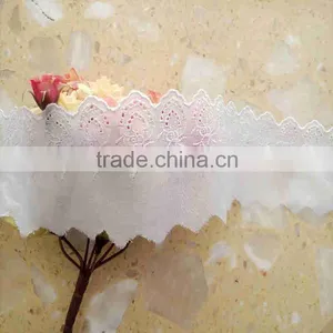 T/c Scalloped Lace Trimming,embroidery Designs on Tulle thumbnail-1