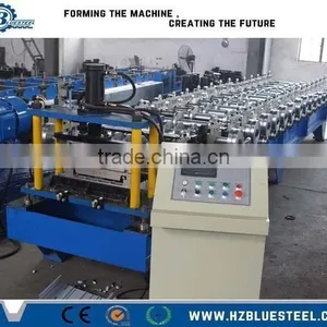 Color Steel Standing Seam Roof Roll Forming Machine, Steel Structure Building Decorative Self Lock Forming Machine thumbnail-1
