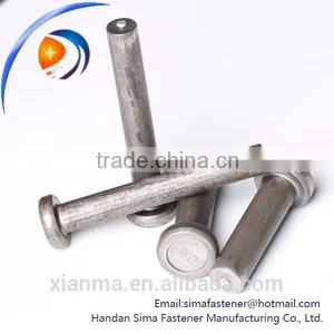 Welding Stud With Ceramic Ferrule Connector Bolt / Shear Stud / Cheese Head Studs for Arc Stud Welding thumbnail-6