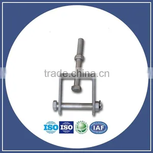 Big Size D Steel Insulator Bracket Support Bracket for Electric Cable Clamp Bracket thumbnail-3
