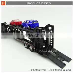 Collection Metal Car Pull Back Diecast Container Truck Toy thumbnail-2