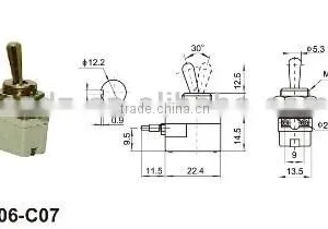 Micro 2 Pin Red 16a Rocker Switch Manufacture 250v T125 R11 3A 250V With CE,ROHS Certificate thumbnail-6