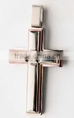 Stainless Steel Cross Pendant thumbnail-1