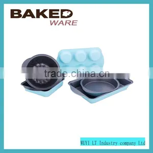 5pcs Bakeware Carbon Steel Cookware Sets Color Cake Baking Tools thumbnail-1
