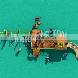 Children's Slide Amusement Equipment, Wooden Slide Toys thumbnail-3