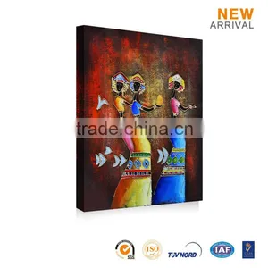 Beautiful Lady Figure Decorative Black African Painting thumbnail-1
