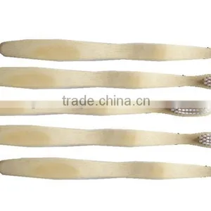 High Quality Colorful Charcoal Wholesale Wooden Bamboo Toothbrush thumbnail-4