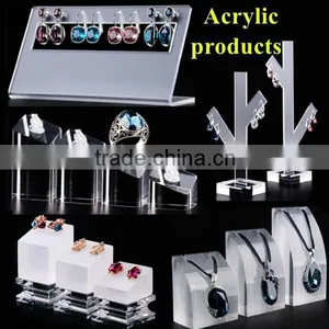 Factory Custom Acrylic Crystal Glass Rack for Accessories Stand for Jewelry thumbnail-5