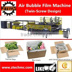 Three Screw Extruder 5 Layers ZT Air Bubble Film Machine thumbnail-1