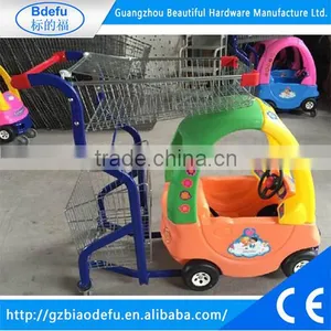 Hot Sell Children Shopping Trolley,Kids Shopping Cart in Supermarket thumbnail-1