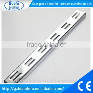 High Quality Chrome Finish Strut Channel , Slotted Channel With Double Hole thumbnail-1