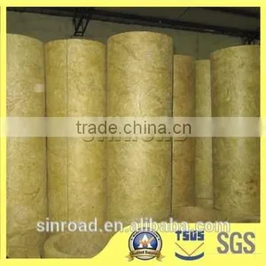 Thermal Insulation Material Torch Membrane Rockwool Pipe / Tube 100kg/m3 thumbnail-1