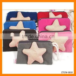 New Arrival Five-pointed Star Fabrics Woman Coin Wallet Wholesale ZTCW-0010 thumbnail-1