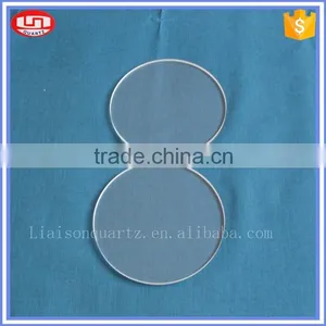 Round Flat Clear Quartz Glass Plate for Sale thumbnail-5