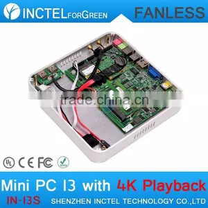 Fanless Intel Core I3 4k Computer Mini PC Thin Client thumbnail-5