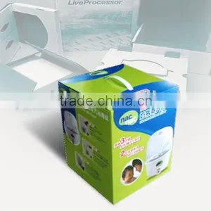 Laminated PACKING COLOR BOX With Plastic Handles thumbnail-1