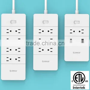 ORICO HPC-4A5U 4 Outlet 5 Port USB Power Strip us Plug ETL CETL Certictication Socket Smart Extension Cord for Phone Pad PC thumbnail-2