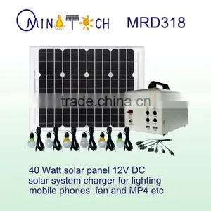 40W 18V Solar Power System Lead Acid Battery thumbnail-1
