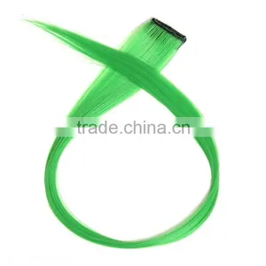 Party Decorative Straight Hair Piece Clip in Extension thumbnail-1