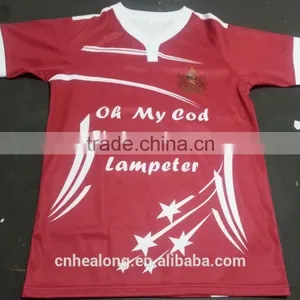 High Quality Rugby Uniforms,100% Polyester Rugby Wear thumbnail-2
