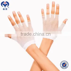 Wedding Gloves White Color Knitted Nylon Lace Gloves thumbnail-2