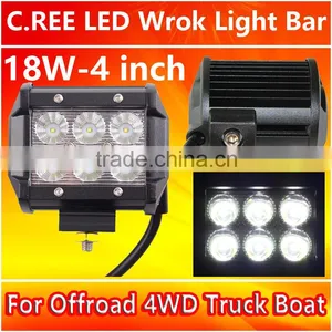 Factory Directly Sale Waterproof Spot Boat Light 4 Inch LED Work Light Bar for Boat High Quality With 1 Year Warranty thumbnail-1